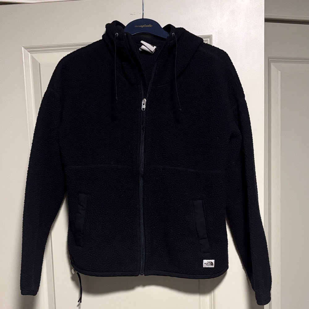 The North Face Black Fleece Zip-Up Hoodie